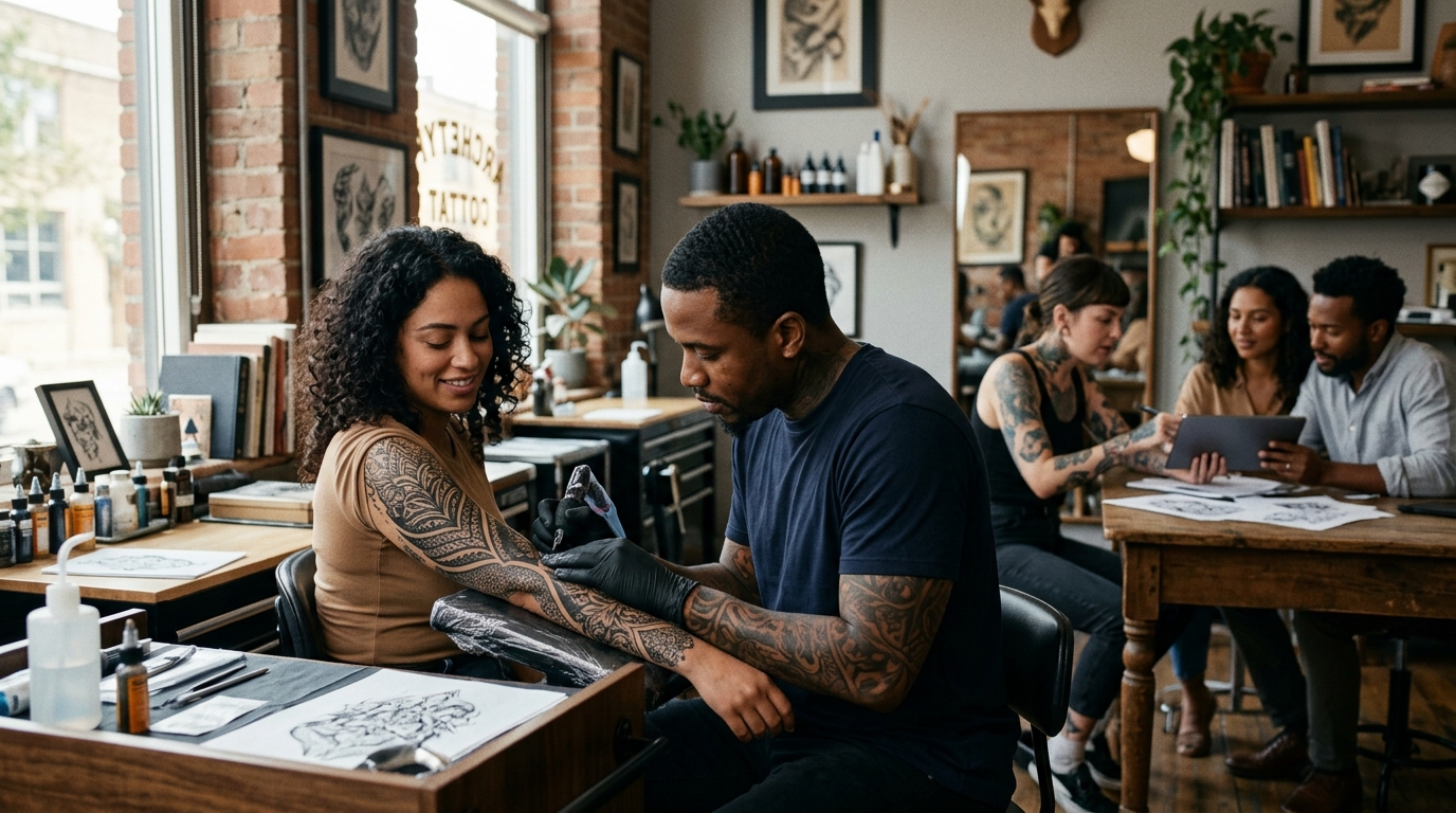 Blackwork and Blackout Tattoos: More Than a Cover-Up