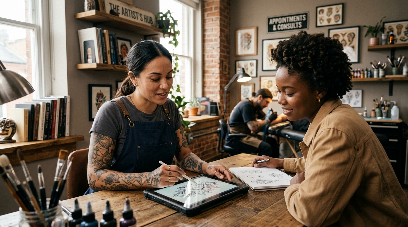 How AI Is Changing Tattoo Design (Without Replacing Artists)