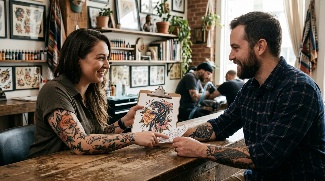 Neo-Traditional Tattoos: Bold Lines Meet Modern Color