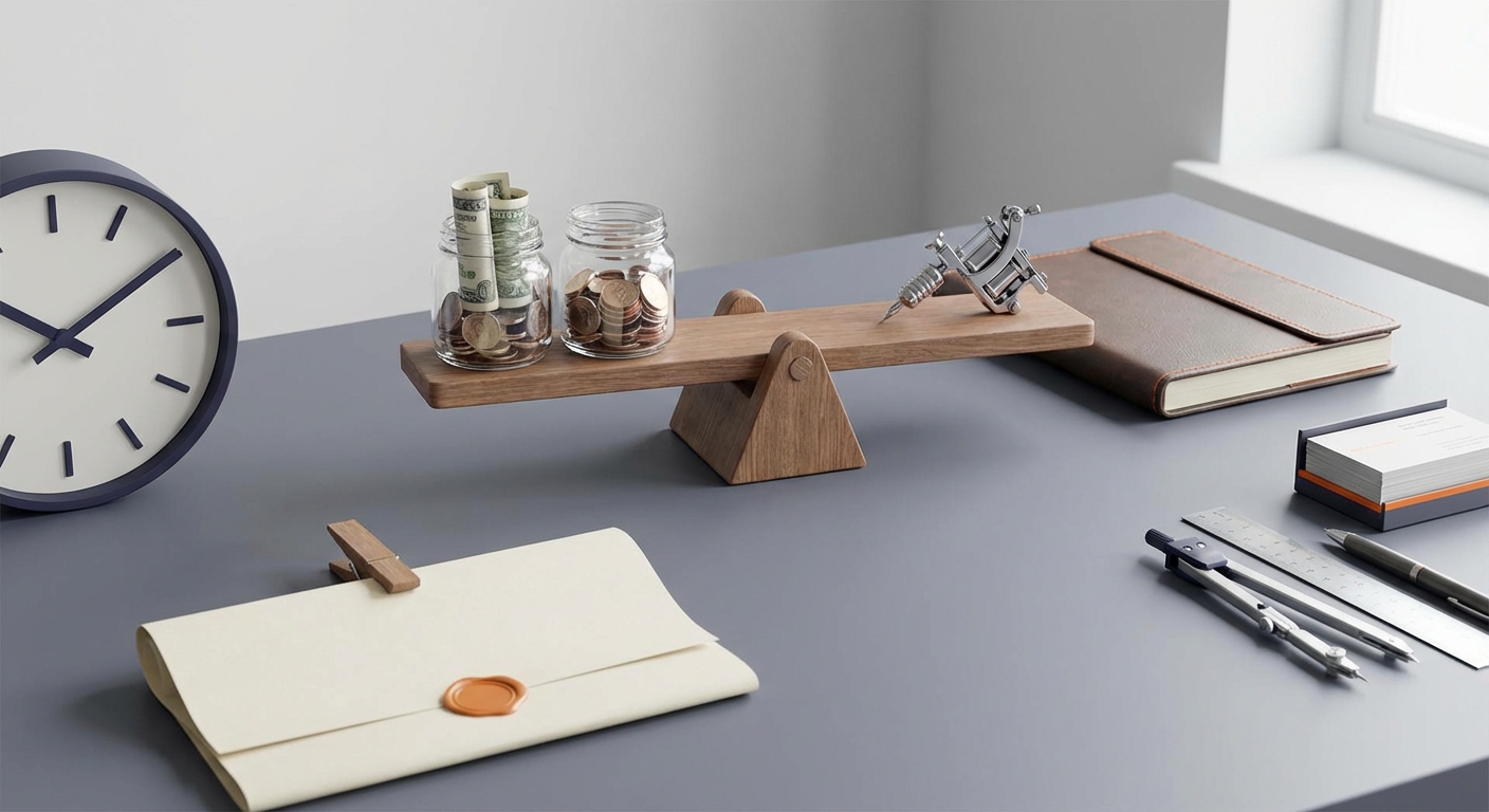 Featured image for Tattoo Pricing 101: Hourly vs Flat Rate