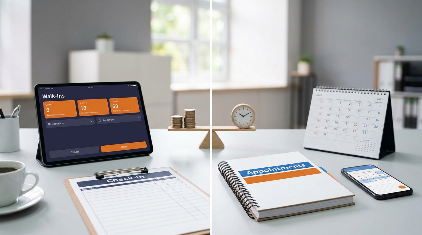 Featured image for Walk-Ins vs Appointments: A Revenue Balancing Act